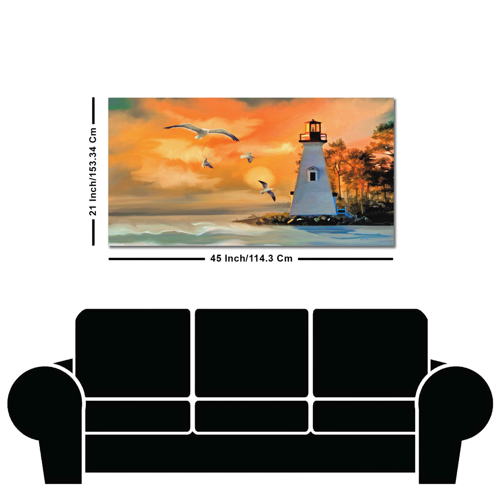 Light House Canvas Wall Painting