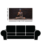 Lord Buddha Meditating Statue Canvas Wall Painting