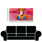 Beautiful Ganesha Abstract Art Canvas Wall Painting