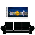 Golden Temple in Evening Canvas Wall Painting
