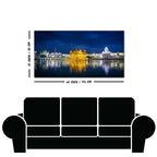 Golden Temple in Evening Canvas Wall Painting