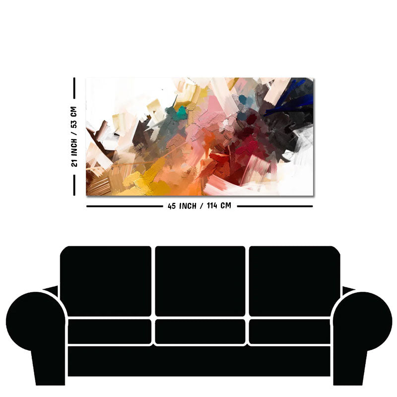 Beautiful Colorful Texture Abstract art Canvas Wall Painting