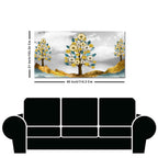 Unique Golden Trees Canvas Wall Painting