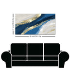 Abstract Wave Acrylic Premium Canvas Wall Painting