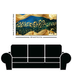 Golden Fishes in the ocean premium Canvas Wall Painting