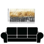 Forest Splatter Abstract Art Canvas Wall Painting