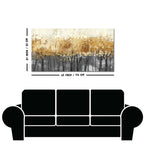 Forest Splatter Abstract Art Canvas Wall Painting