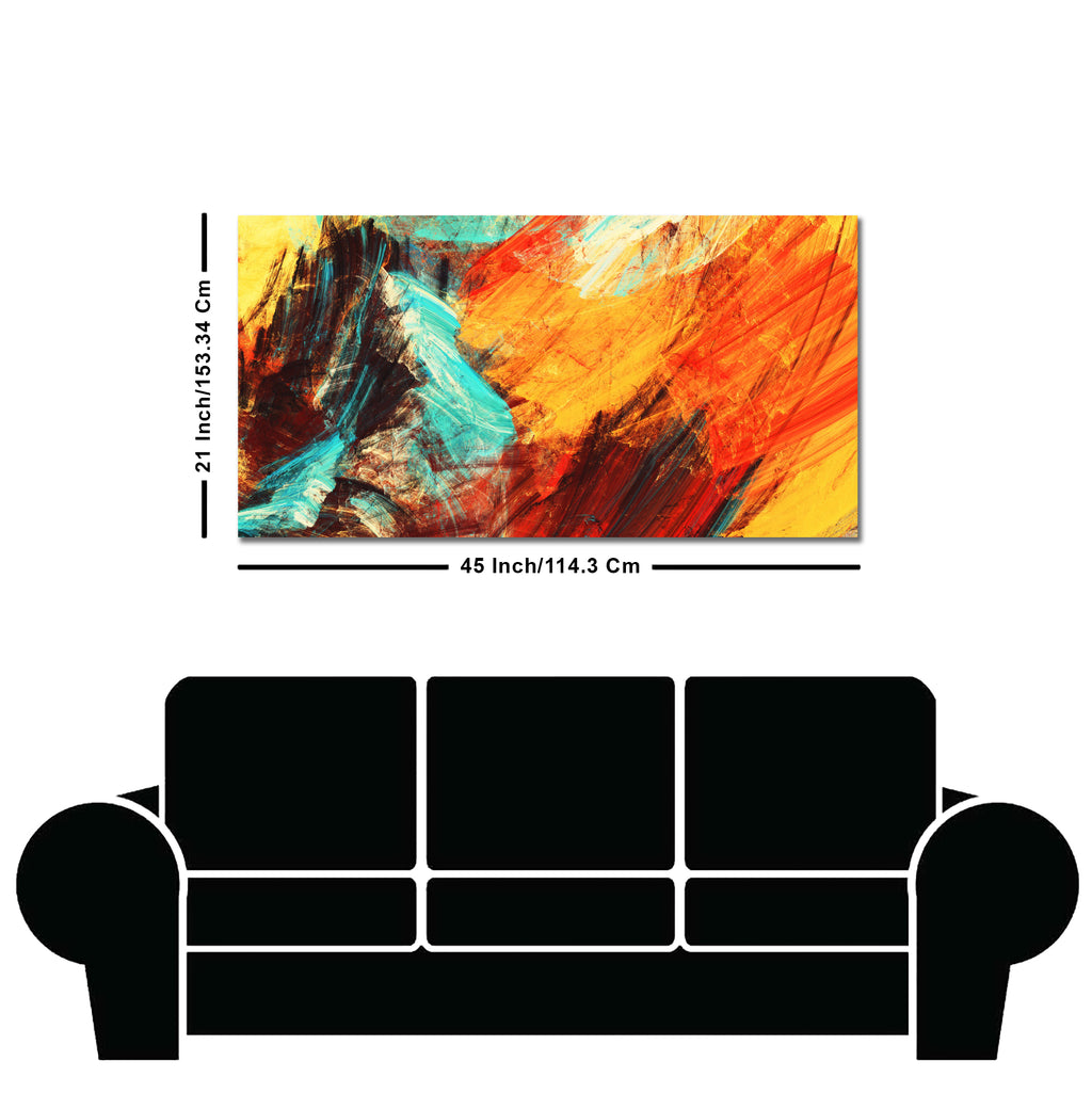 Modern Texture Colorful Abstract Canvas Wall Painting