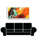 Modern Texture Colorful Abstract Canvas Wall Painting