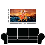 Maa Durga Bhagwati Premium Canvas Wall Painting