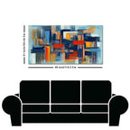 Abstract art of Colorful Texture Premium Canvas Wall Painting