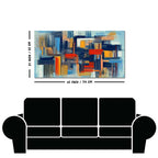 Abstract art of Colorful Texture Premium Canvas Wall Painting