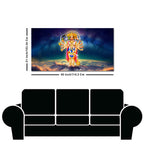 Panchmukhi Bajrangbali Scenery Premium Canvas Wall Painting