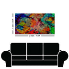 Beautiful Abstract Colorful Textured art Premium Canvas Wall Painting
