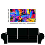 Abstract Color Texture Art Premium Canvas Wall Painting