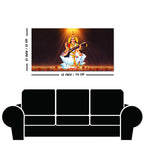 Goddess Sarasvati Modern Canvas Wall Painting