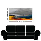 Abstract Gold Colorful Texture Art Canvas Wall Painting