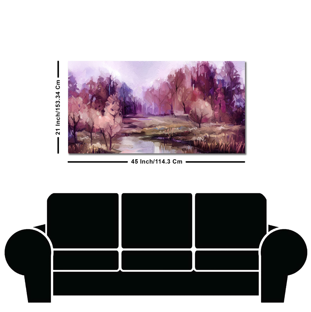 Fall Season Nature View Canvas Wall Painting