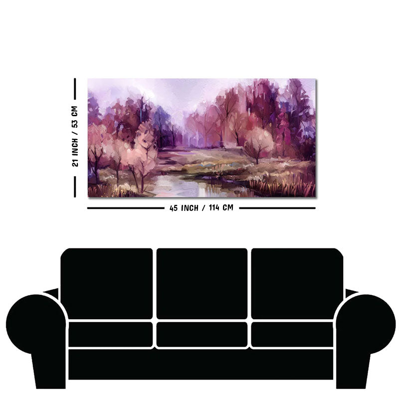 Fall Season Nature View Canvas Wall Painting