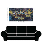Ramayana Story at the Temple of Emerald Buddha Canvas Wall Painting