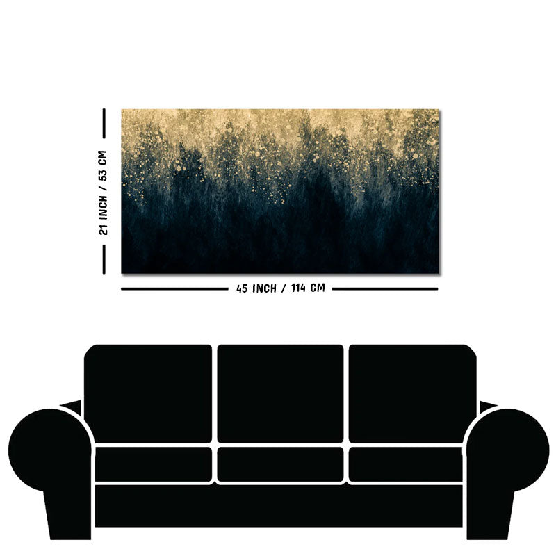 Gold Splash Texture Premium Wall Painting
