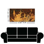 Ramayana Story at the Emerald Buddha Temple Canvas Wall Painting