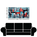 Abstract Art Colorful Strokes Canvas Wall Painting