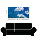 Beautiful White Flower Modern Design Premium Canvas Wall Painting