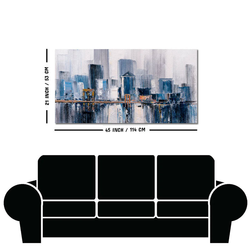 Beautiful Bridge of New York City Premium Canvas Wall Painting