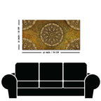 Golden Mandala Art Canvas Wall Painting