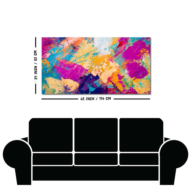 Abstract Colorful Modern Textured Art Wall Painting