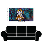 Lord Spiritual Ganesha Canvas Wall Painting
