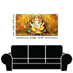 Vignaharta Ganesh Premium Canvas Wall Painting