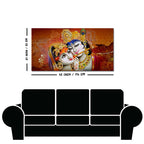 Radha Rani with Krishna Premium Wall Painting