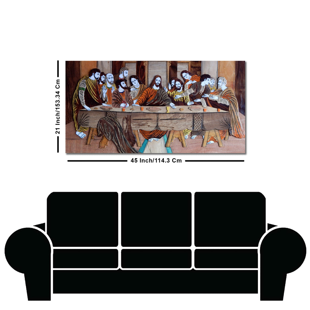 The Last Supper of Christ in Church Canvas Wall Painting