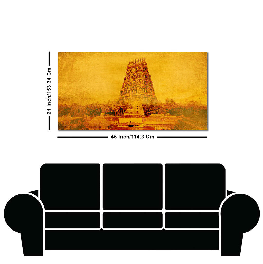 Ancient Temple of Tamilnadu Canvas Wall Painting
