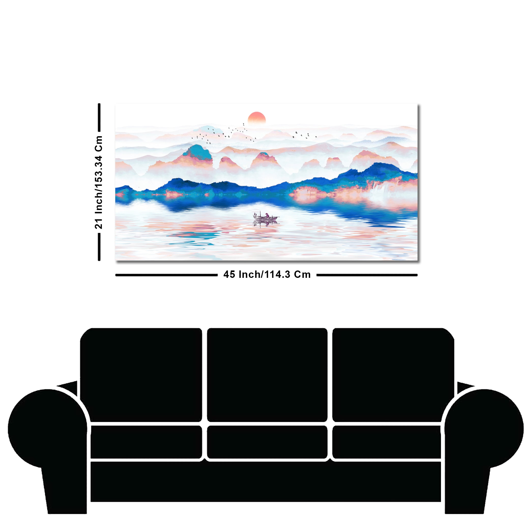 Beautiful Zen Life Scenery Canvas Wall Painting