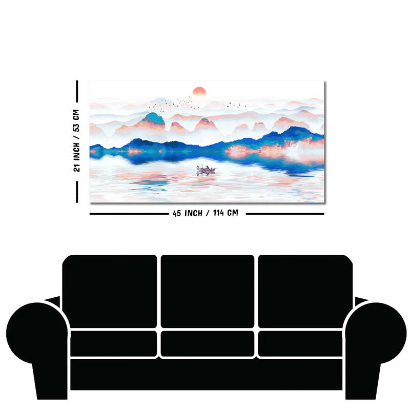 Beautiful Zen Life Scenery Canvas Wall Painting
