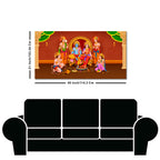 Lord Ram Darbar Canvas Wall Painting