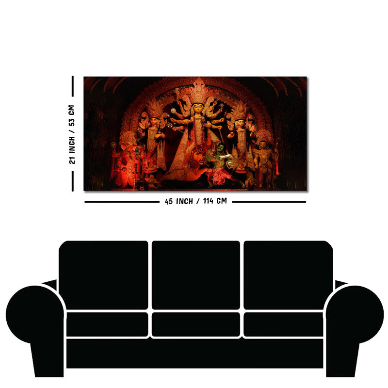 Goddess Maa Durga Premium Canvas Wall Painting