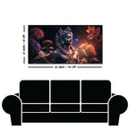 Lord Shiv Shankar Statue Premium Canvas Wall Painting