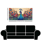 Beautiful Peacock in Traditional Style Canvas Wall Painiting