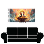 Lord Vighnaharta Ganpati Canvas Wall Painting