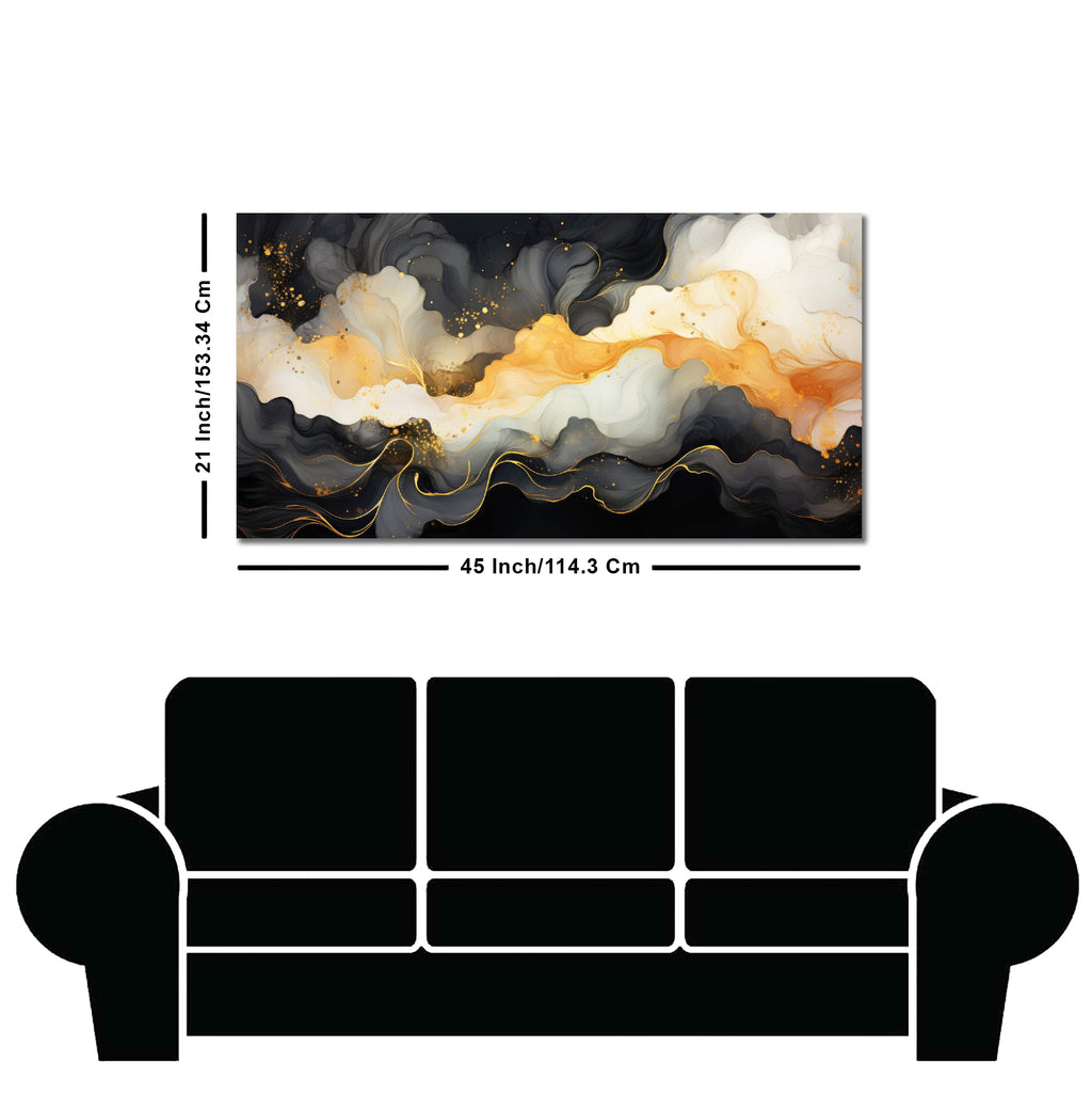 Luxury Abstract Fluid Art Canvas Wall Painting