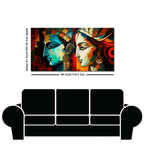 Abstract Colorful Textured Canvas Wall Painting