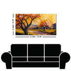 Landscape Canvas Wall Painting of Autumn Beautiful Tree