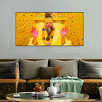 Premanand Ji Maharaj Spiritual Blessing Canvas Wall Paniting