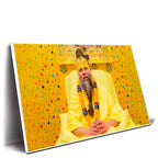Premanand Ji Maharaj Divine Smile Spiritual Canvas Wall Paniting