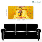 Premanand Ji Maharaj Divine Smile Spiritual Canvas Wall Paniting