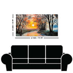 Beautiful Sunset Scenery Premium Wall Painting